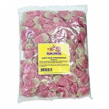 FunnyKids Giant Sour Strawberries 2kg