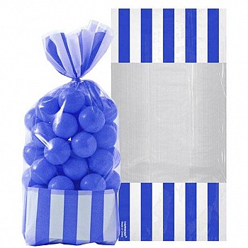 Royal Blue Cello Sweet Bags - 27cm