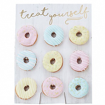  Treat Yourself Donut Wall