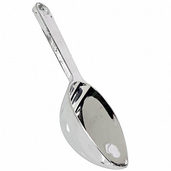 Candy Buffet Plastic Scoop - Silver - 16.5cm