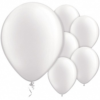 White Pearl Balloons - 11'' Latex (100pk)