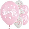 Pink Christening Day Latex Balloons - 11" Latex (6pk)