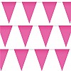 Bright Pink Plastic Bunting - 10m (each)