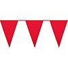 Giant Red Plastic Bunting - 10m (each)