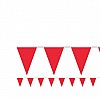 Red Paper Bunting - 4.5m 