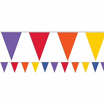 Rainbow Paper Bunting - 4.5m (each)