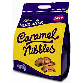 Cadbury Dairy Milk Caramel Nibbles Pouch Bag (120g)