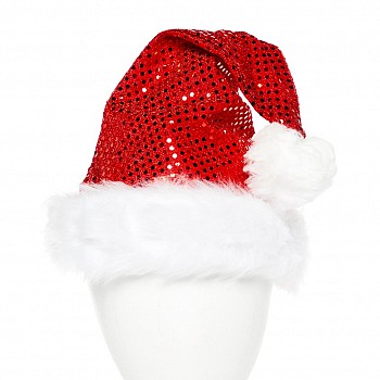 Sequin Santa Hat