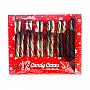 Christmas Candy Canes Red, Green and White (12pk)