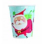 Colourful Santa 9oz Cup (8pk)