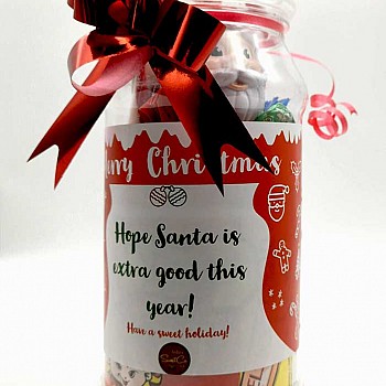 Christmas Gift Sweet Jar