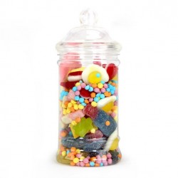 19 Retro Empty Plastic Sweet Jars for Pick & Mix, Victorian Sweet Shop,  Candy Buffet Kit, Party Pack