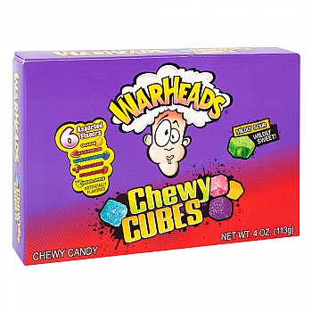 Warheads Chewy Cubes Theatre Box 113g Single