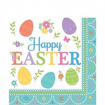 Lovely Easter Napkins - 2ply Paper - 33cm (16pk)