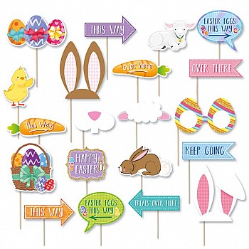 Easter Hunt Props/Signs - 21cm