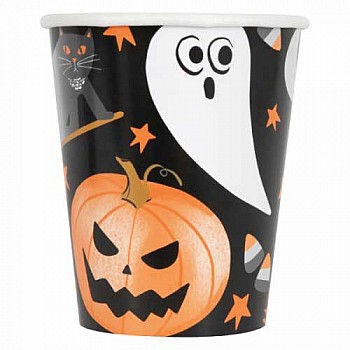 Bats and Boos Halloween Cups (8pk)