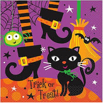 Halloween Trick or Treat Napkins (16pk)