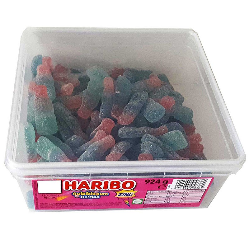 Haribo Bubblegum Bottles Tub