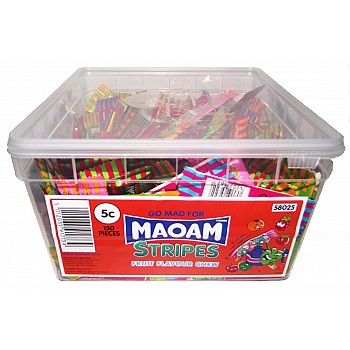 Maoam Stripe Chews tub