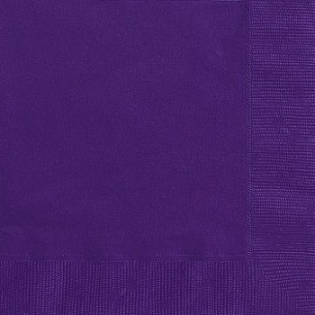 Purple Napkins - 33cm (20pk)