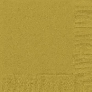 Gold Napkins - 33cm (20pk)