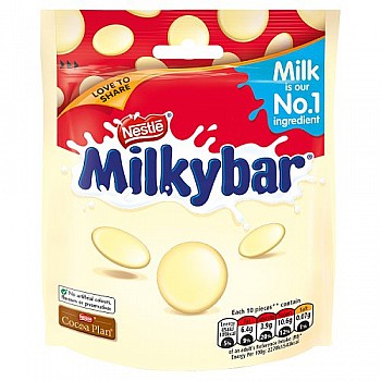 Milkybar White Chocolate Buttons Sharing Pouch (94g)