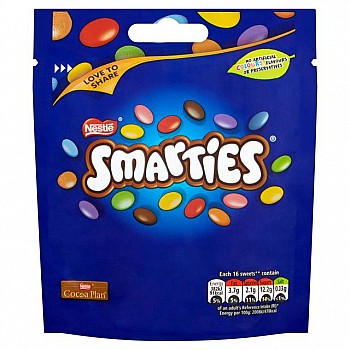 Nestle Smarties Sharing Pouch Bags (118g)