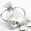 Silver Organza Bag – 3″ x 4″