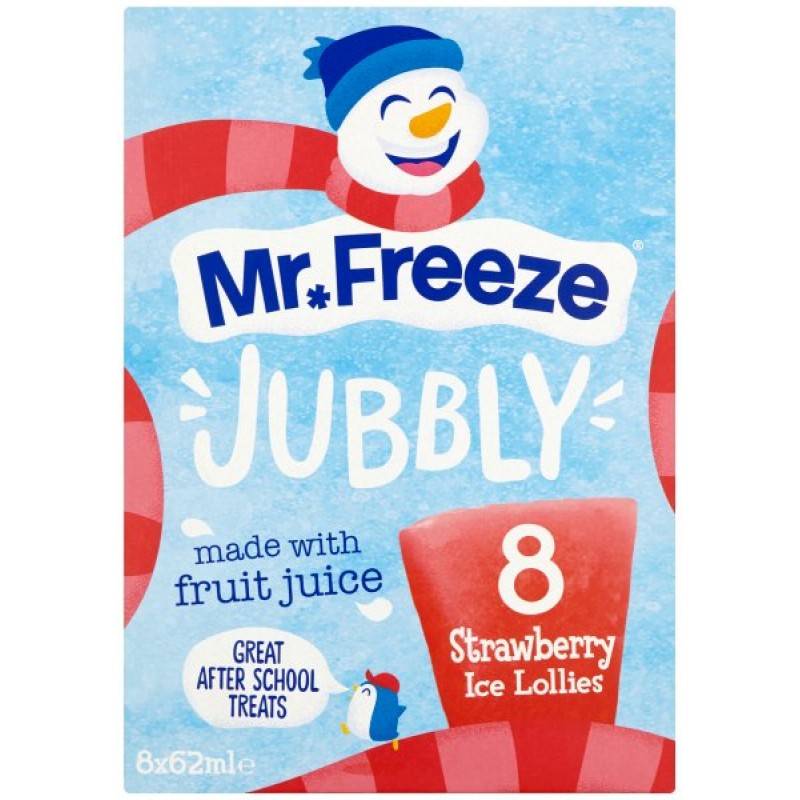 Mr Freeze Jubblys Strawberry (8 x 62ml)