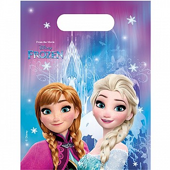 Disney Frozen Party Bags - Plastic Loot Bags (6pk)