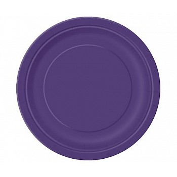 Pretty Purple 9" Paper Party Plates (16pk)