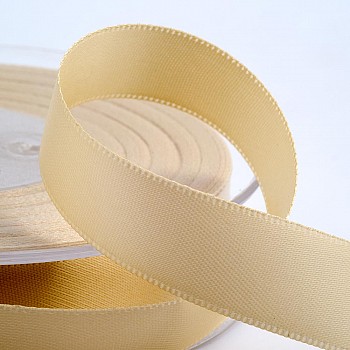 Cream Satin Ribbon