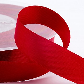 Ruby Red Satin Ribbon