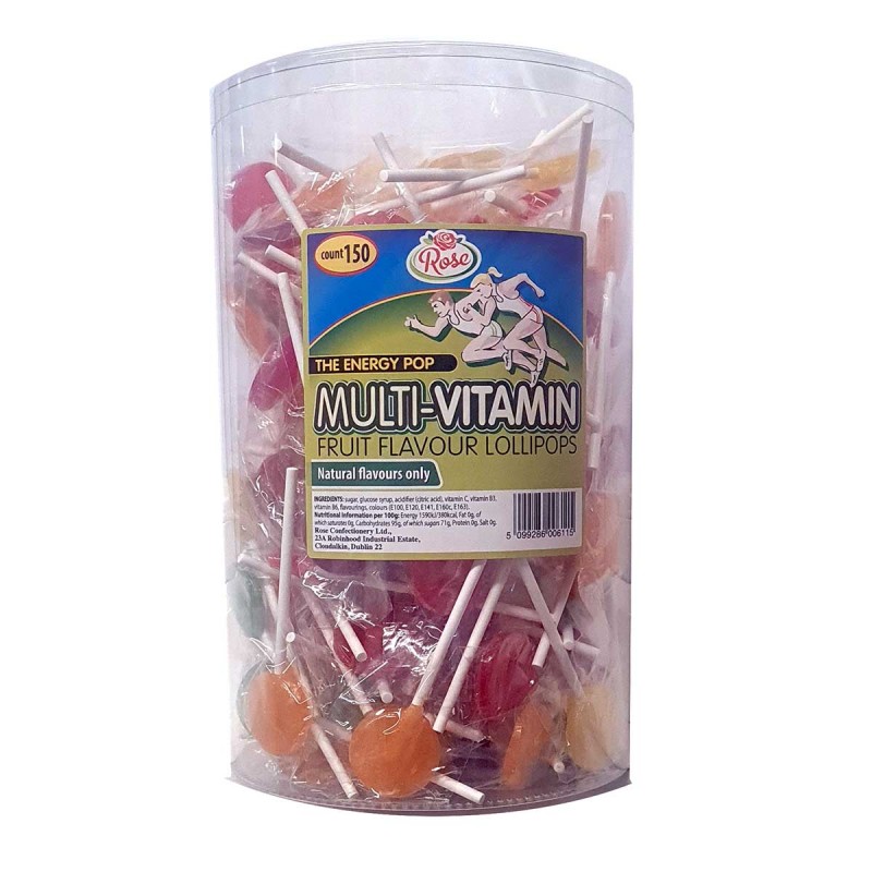 Rose Multi-Vitamin Lollipops