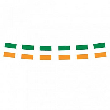 Ireland Flag Large Plastic Bunting - 7m