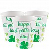 Rainbow Shamrock Cups - 255ml Paper Party Cups