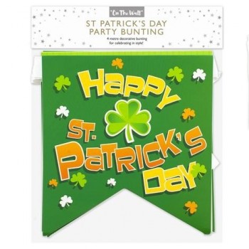 St Patrick's Day Flag Bunting 4m