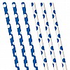 Blue Polka Dot Paper Straws - (10pk)