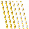 Yellow Polka Dot Paper Straws - (10pk)