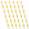 Sunshine Yellow Stripe Paper Straws (24 Pack)