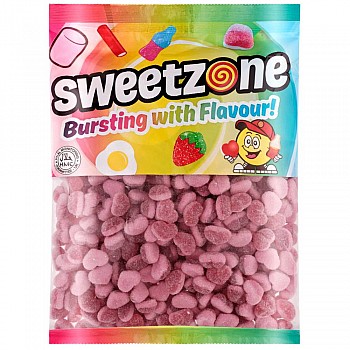 Sweetzone Fizzy Strawberry Hearts