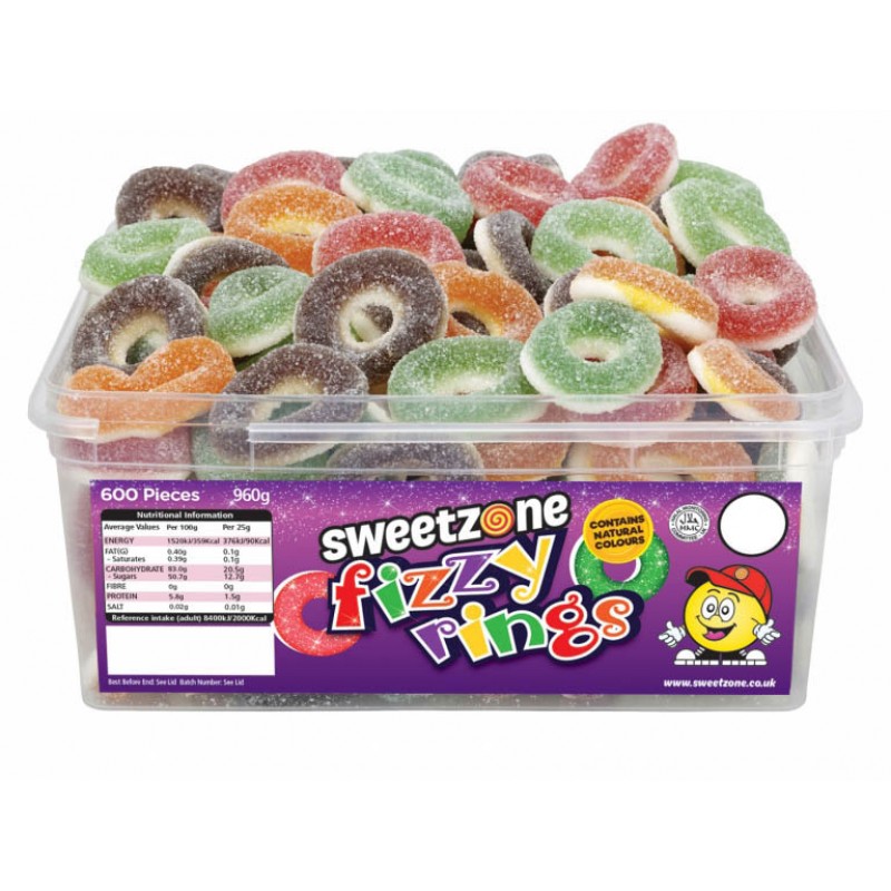 Fizzy Rings    (120 x 10c)