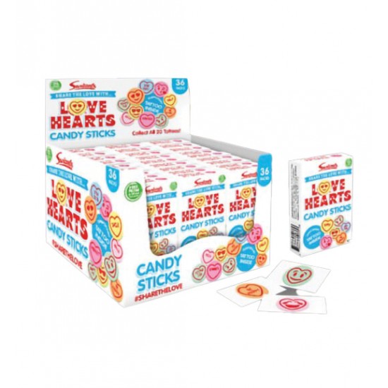 Swizzels Love Hearts Candy Sticks