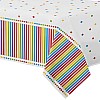 Rainbow Party Plastic Tablecover