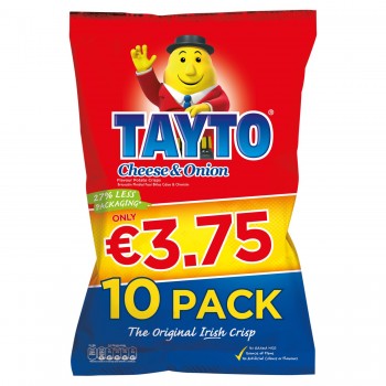 Tayto Cheese & Onion Multipack (10 Pack) Single