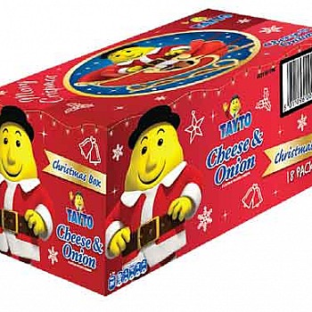 Tayto Cheese & Onion Crisps Party Box (18PK)