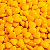 Orange Mini Hearts Chocolate Dragées - 1KG