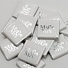 Mr & Mrs Neapolitans - Silver - 100 Pack